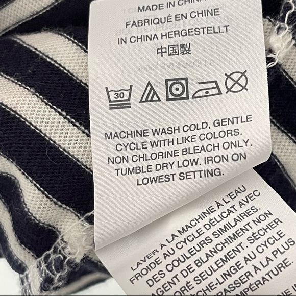 ❌SOLD❌ j. Crew Tank Dress with Racerback Navy and White Stripe Mini - Picture 4 of 5